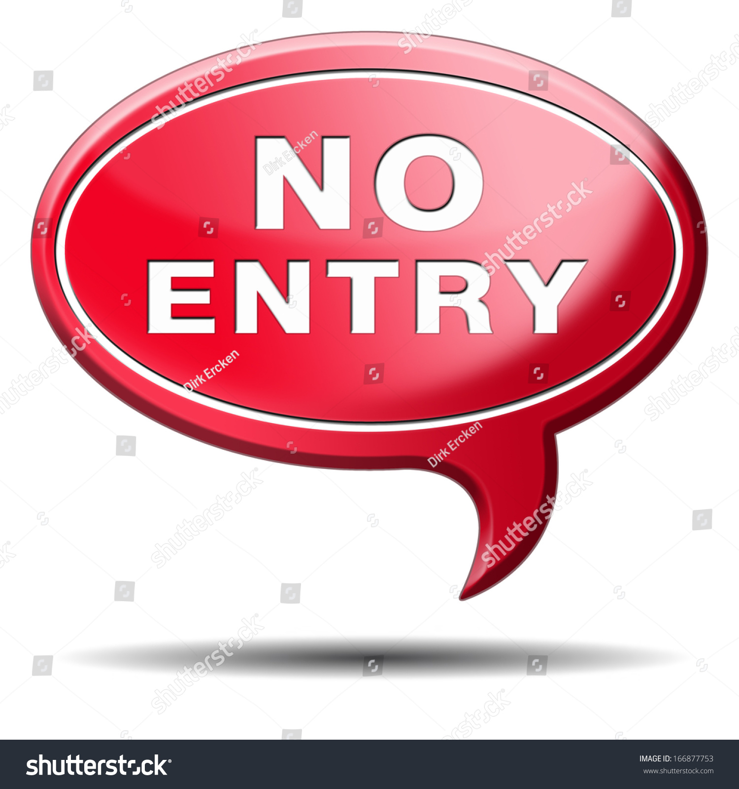 No Entry Access Denied Staff Members Stock Illustration