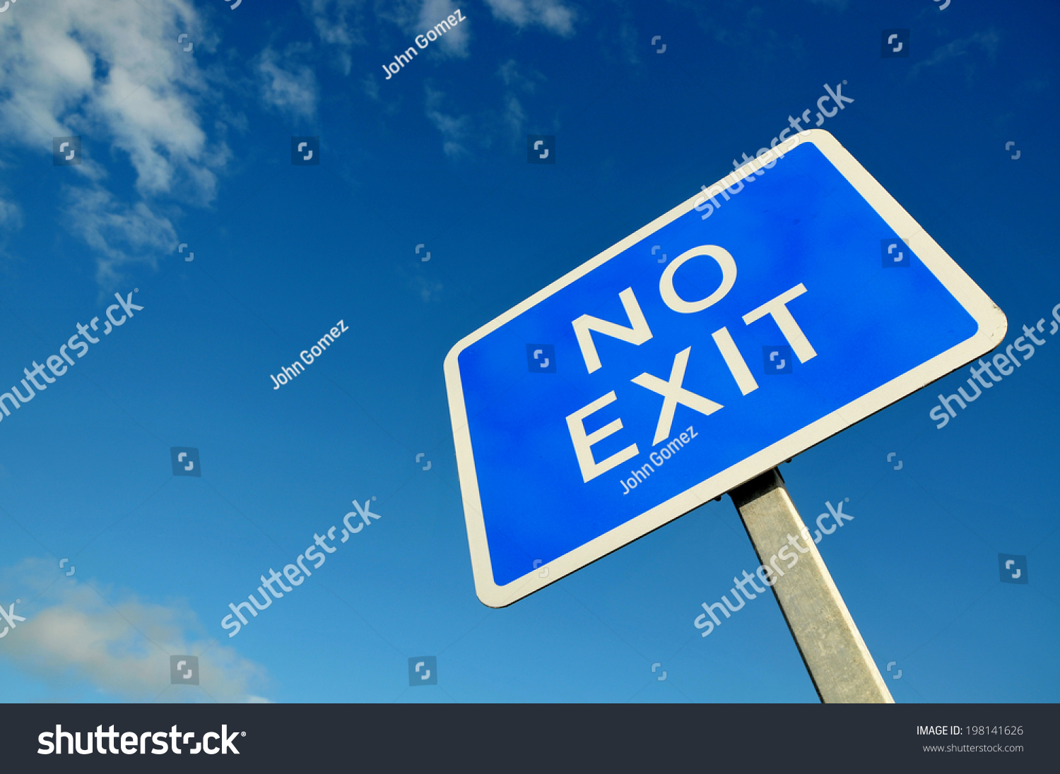 No Exit Road Sign Stock Photo 198141626 | Shutterstock