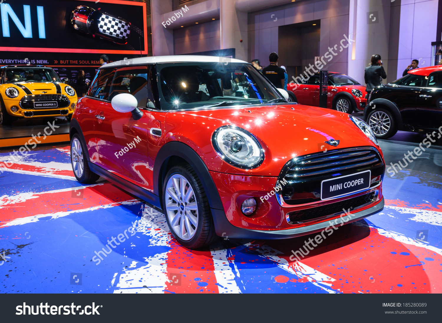 Nonthaburi, Thailand - March 25: The Mini Cooper Is On Display At The ...