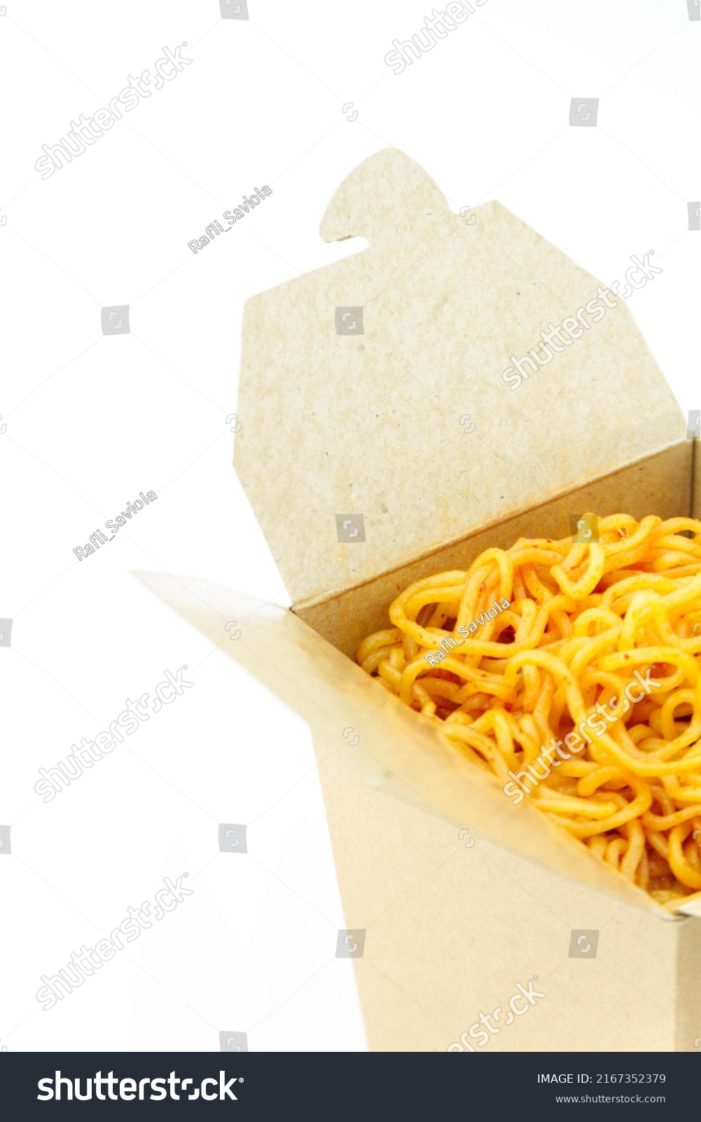 Noodle Box Fast Food Menu Asian Stock Photo 2167352379 | Shutterstock