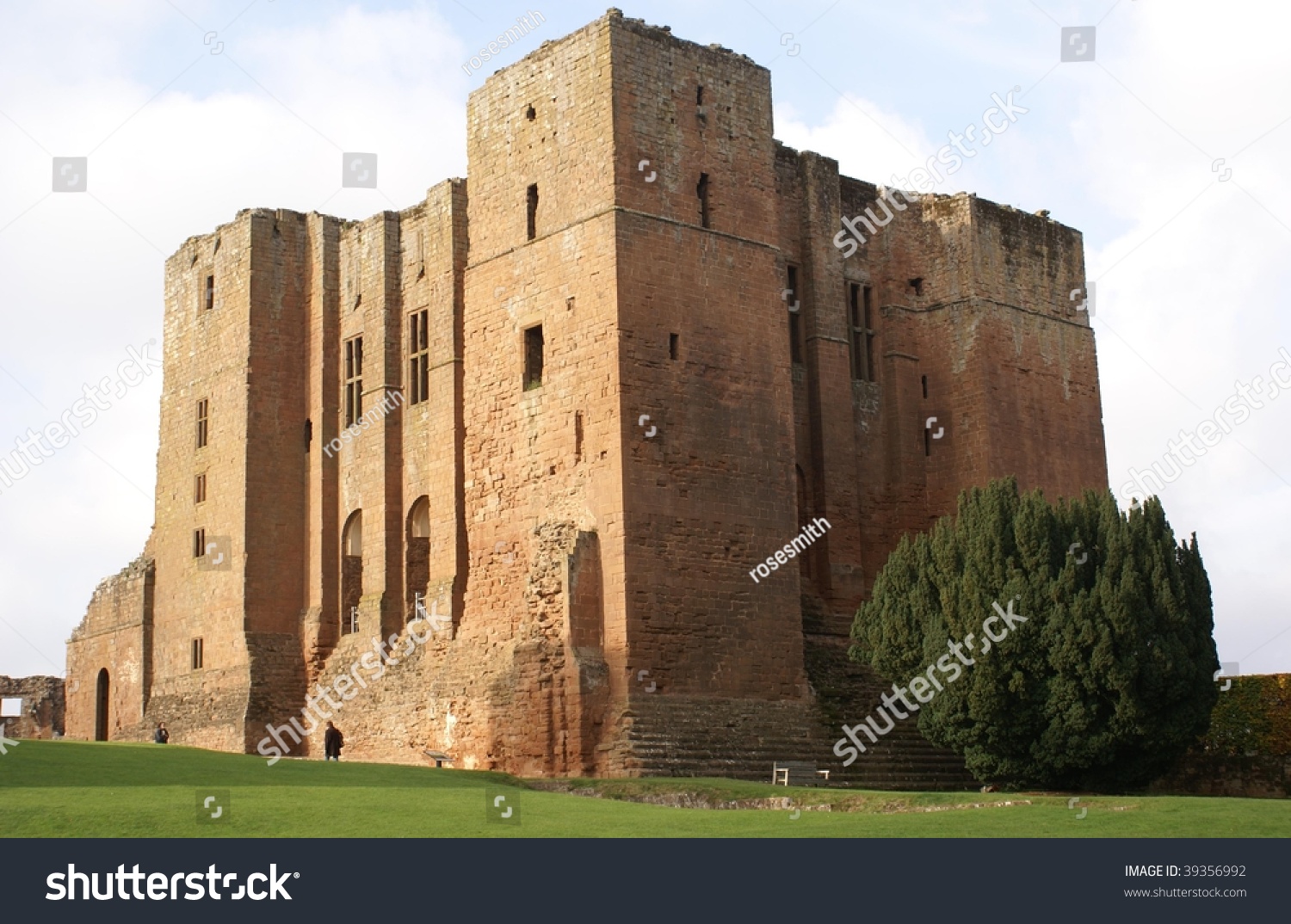 Norman Keep Or Castle, England. Tourist Attraction Stock Photo 39356992 ...