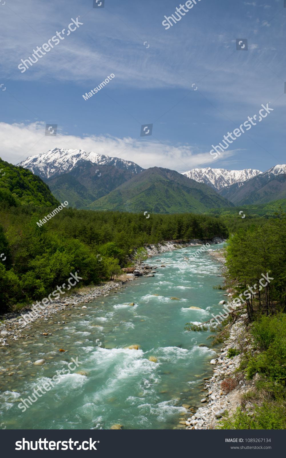 Northern Alps Takase River Omachi Japan Stock Photo Edit Now