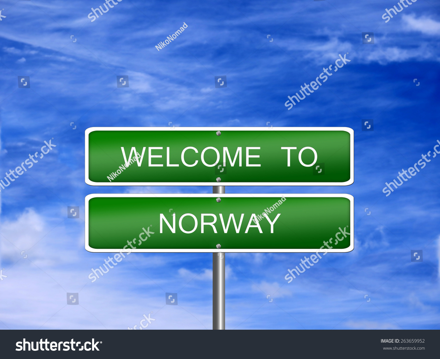 Norwegian Welcome Board
