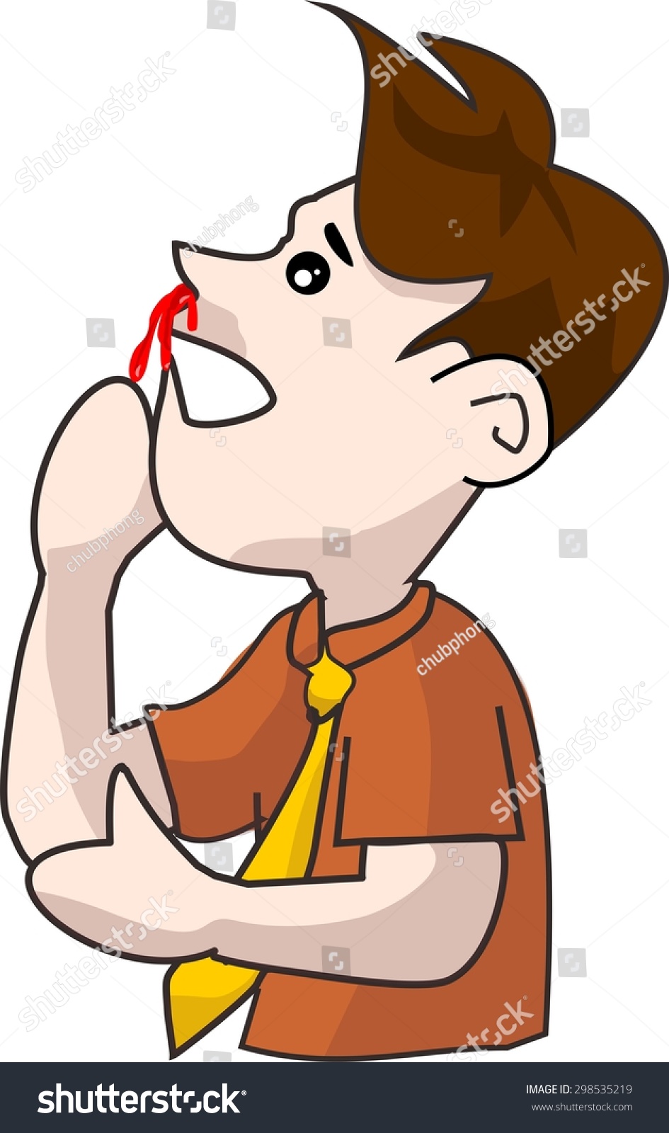 Nose Bleed Stock Illustration 298535219 - Shutterstock