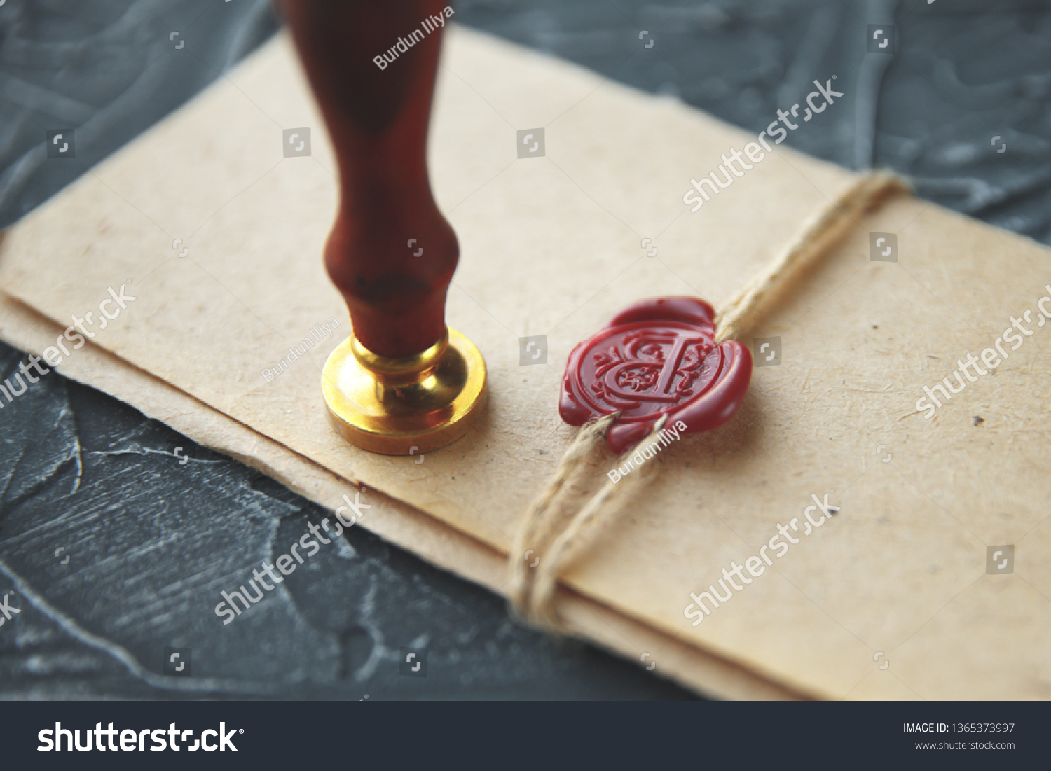 Notary Public Attorney Law Concept Stamp Stock Photo 1365373997 ...