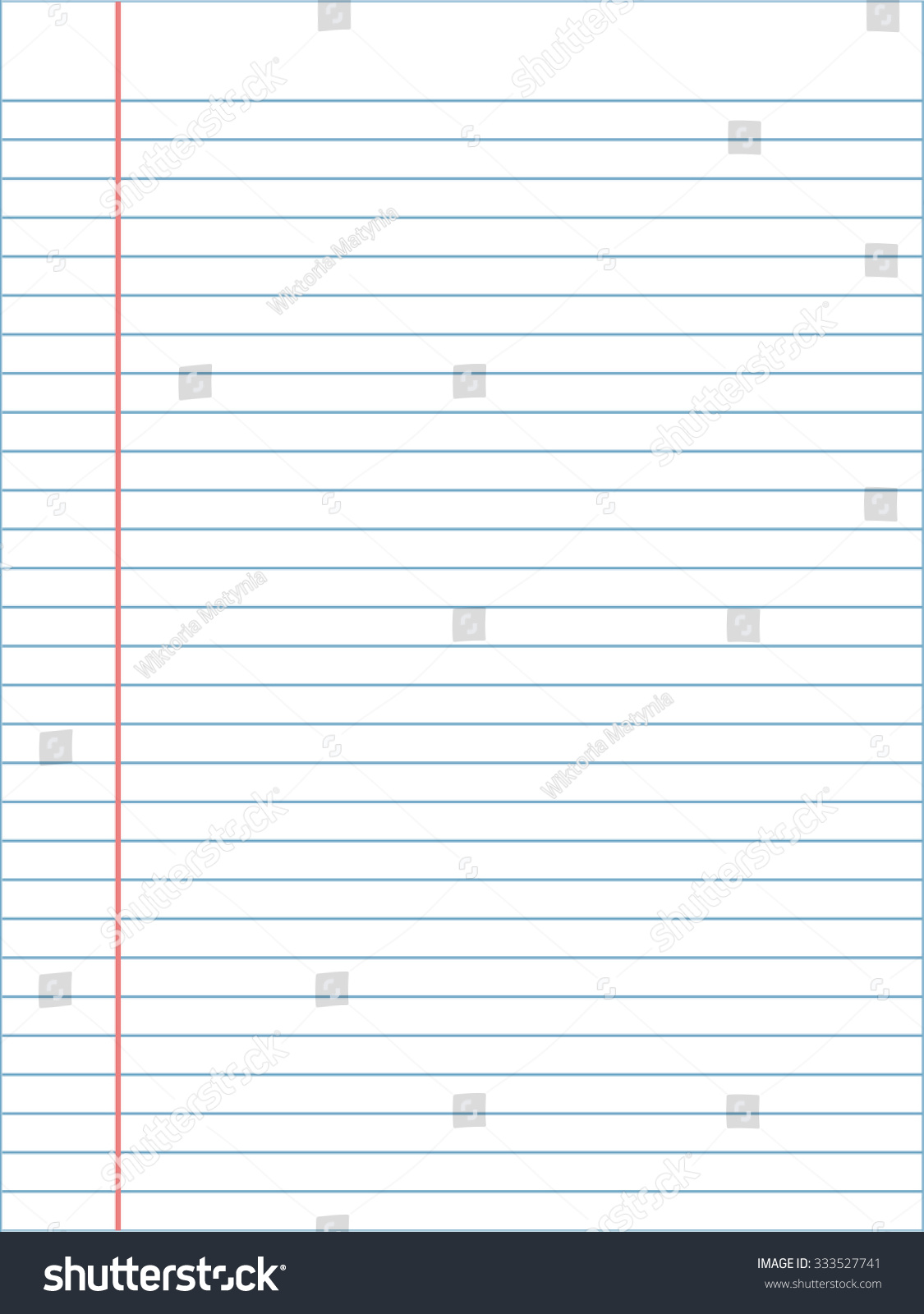 notebook page template