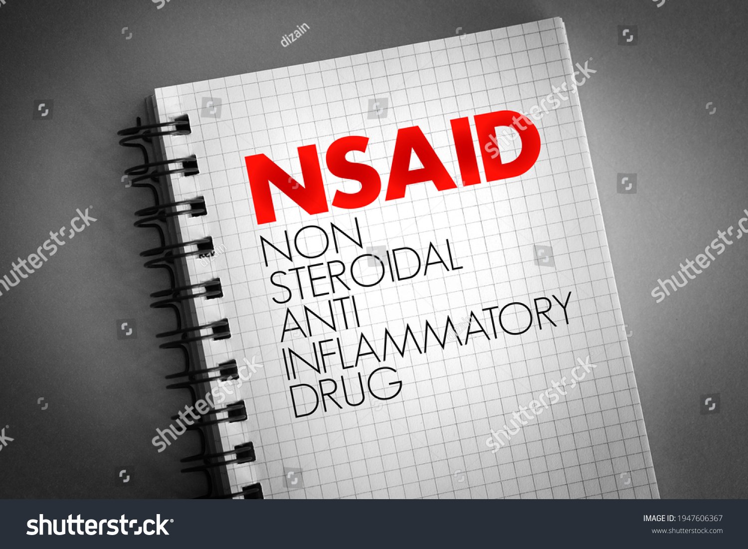 Nsaid Nonsteroidal Antiinflammatory Drug Medicines That Stock Photo   Stock Photo Nsaid Nonsteroidal Anti Inflammatory Drug Medicines That Are Widely Used To Relieve Pain Reduce 1947606367 