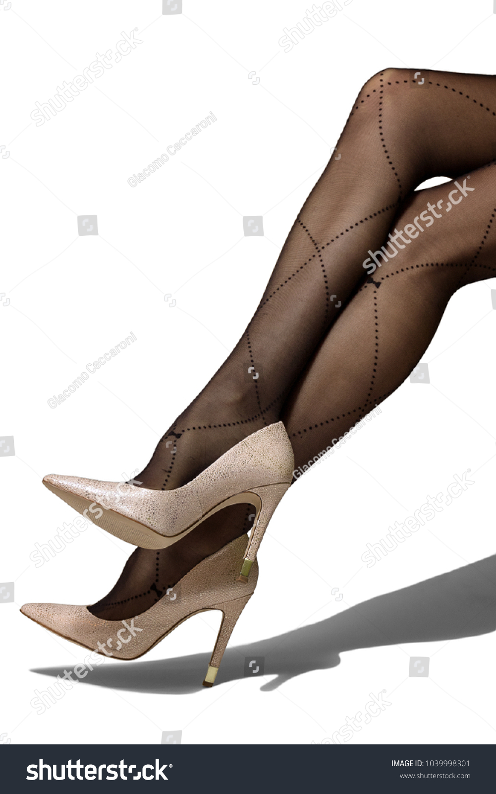 And heels nylons high 