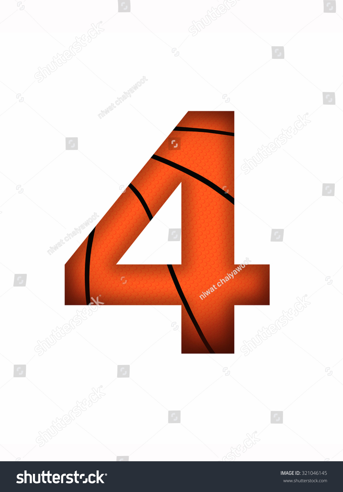 basketball number 4