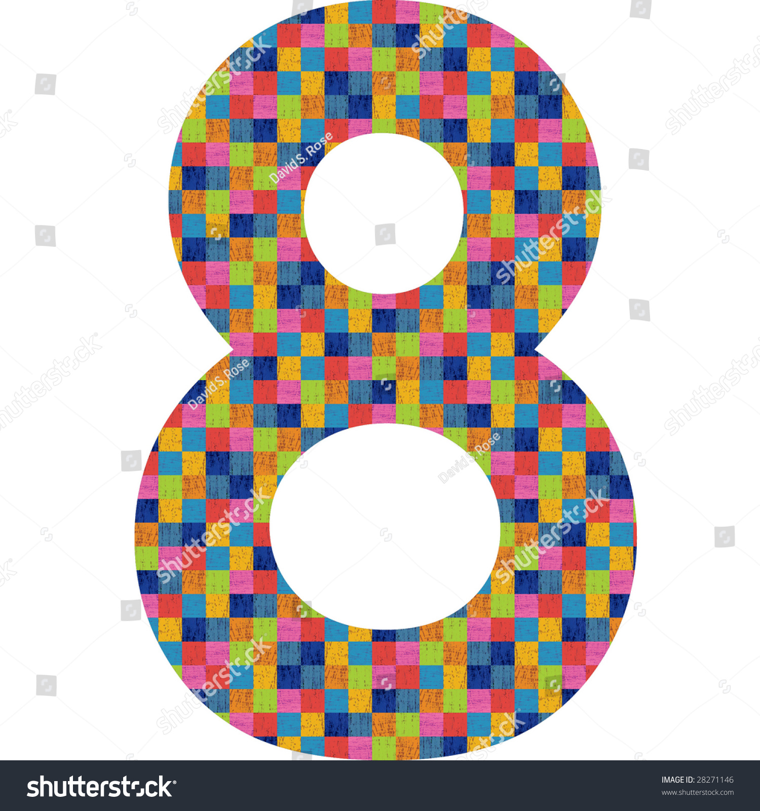 Number Eight Illustration - 28271146 : Shutterstock