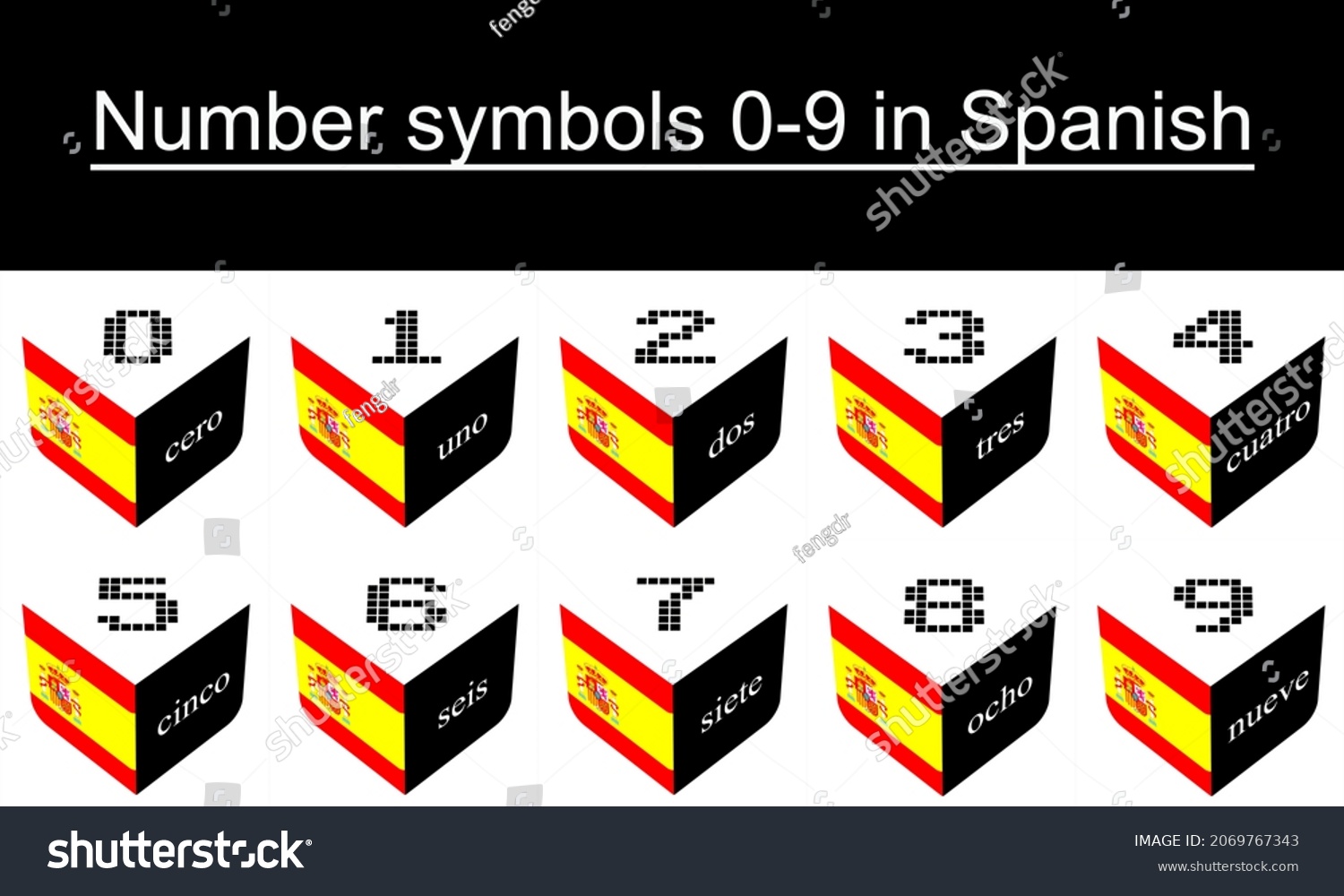 spanish-symbols-135369-vector-art-at-vecteezy