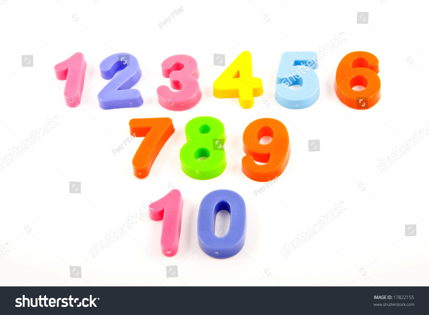 Numbers On White Background Stock Photo 17822155 | Shutterstock