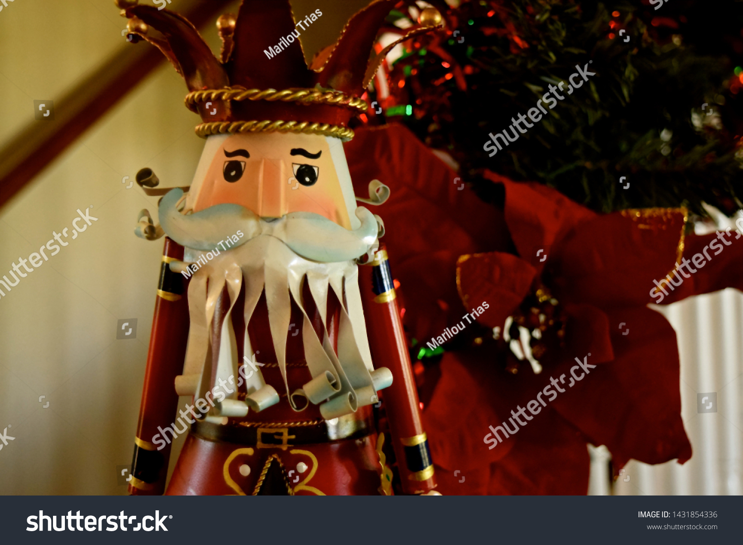 metal christmas nutcracker