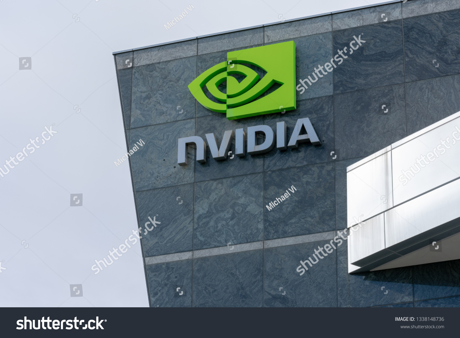 Nvidia Logo Company Name On Office Stock Photo Edit Now