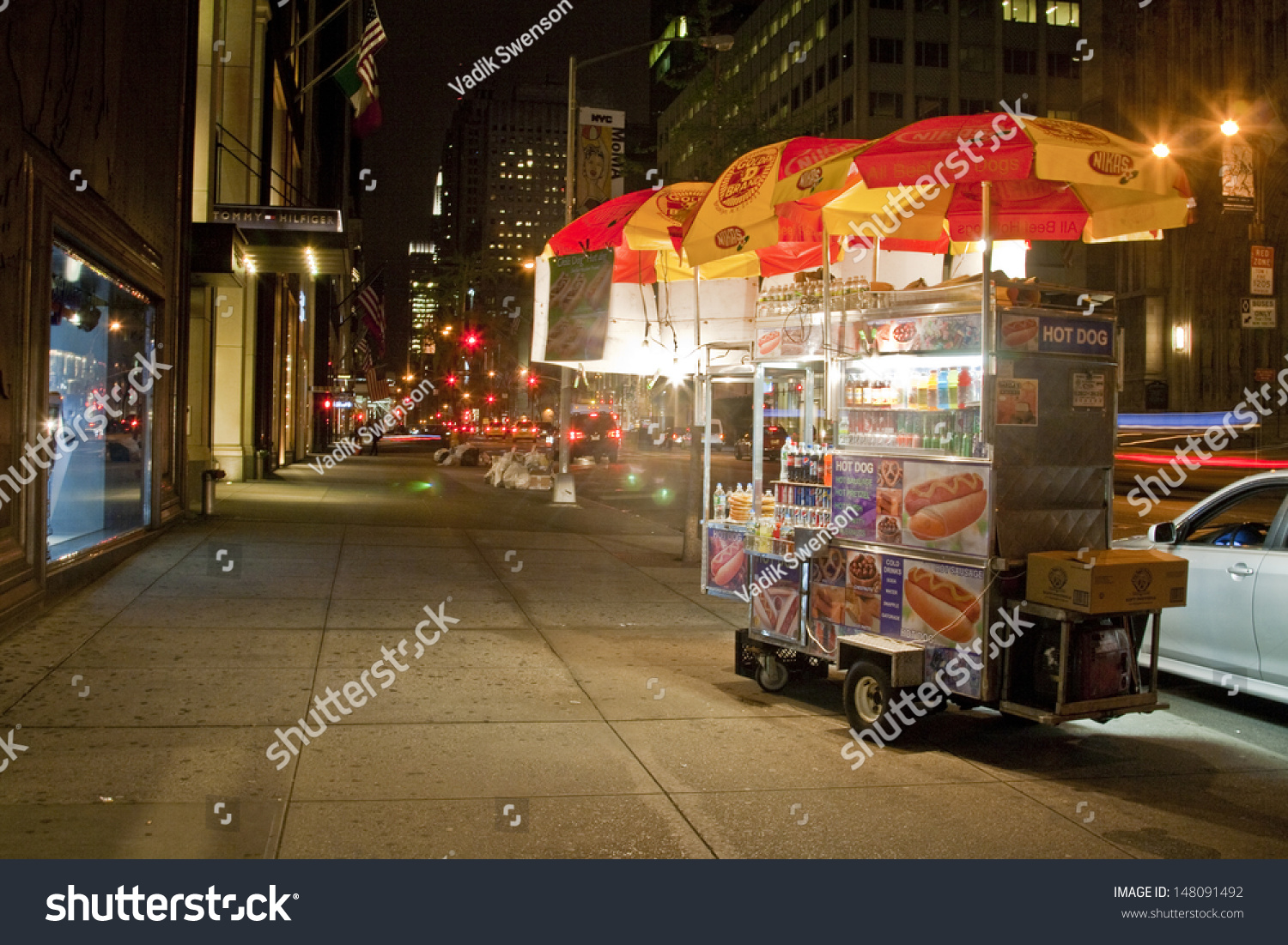 Nyc April 29 Hot Dog Stand Stock Photo 148091492 - Shutterstock