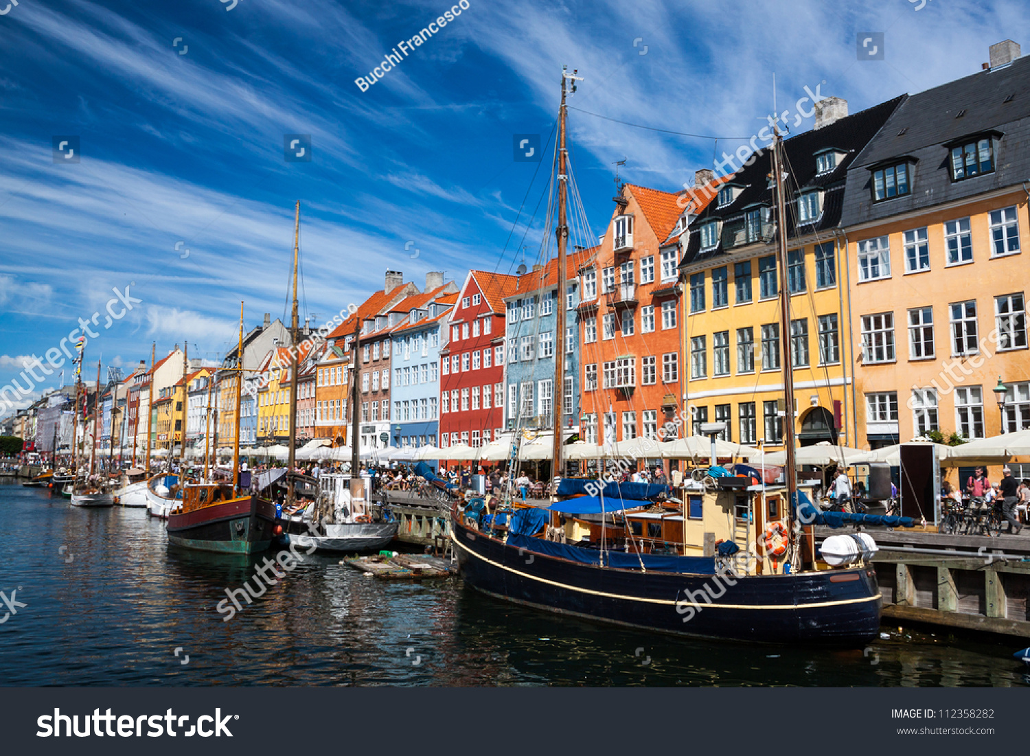 Nyhavn In Copenhagen, Denmark Stock Photo 112358282 : Shutterstock