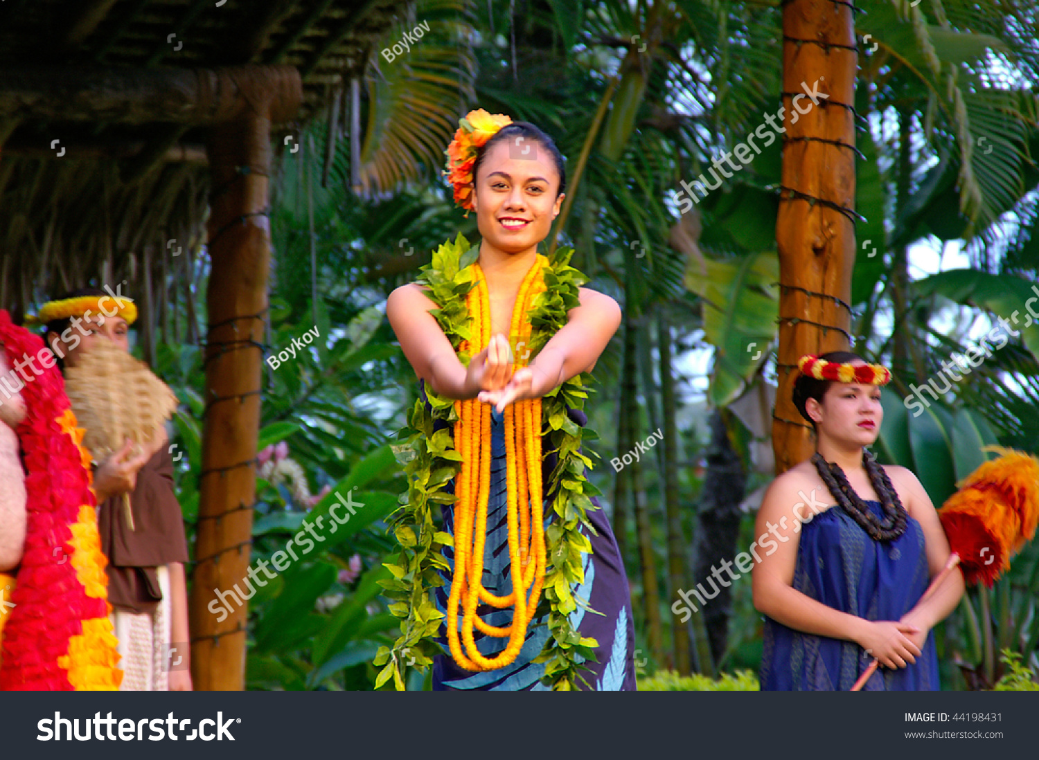 Oahu Hawaii December 24 Polynesian Cultural Stock Photo 44198431 ...