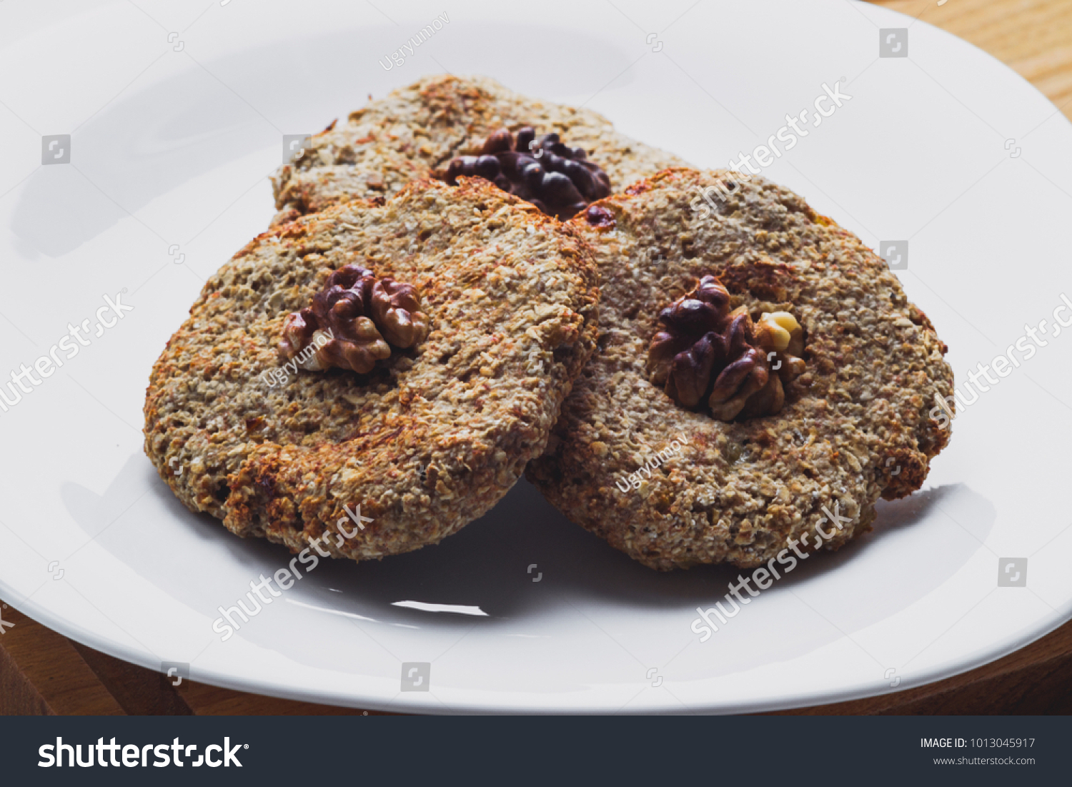 oatmeal cookies honey walnuts menu bakery stock photo edit now menu for a bakery