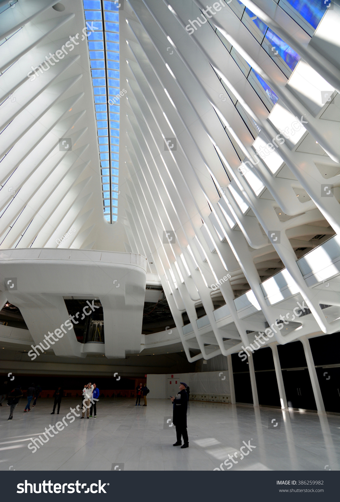Oculus World Trade Center Transportation Hub Stock Photo