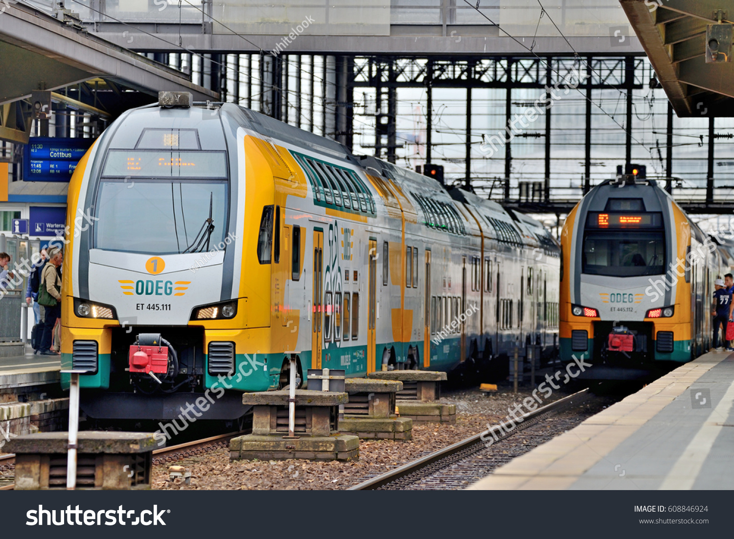 Odeg Ostdeutsche Eisenbahn Gmbh Regional Train Stock Image