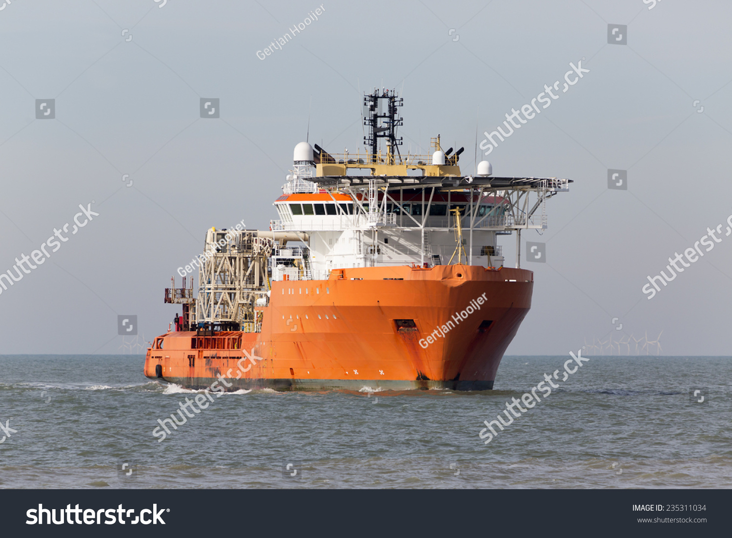 Offshore Support Vessel Capable Of Trenching, Laying Flexible Pipe ...