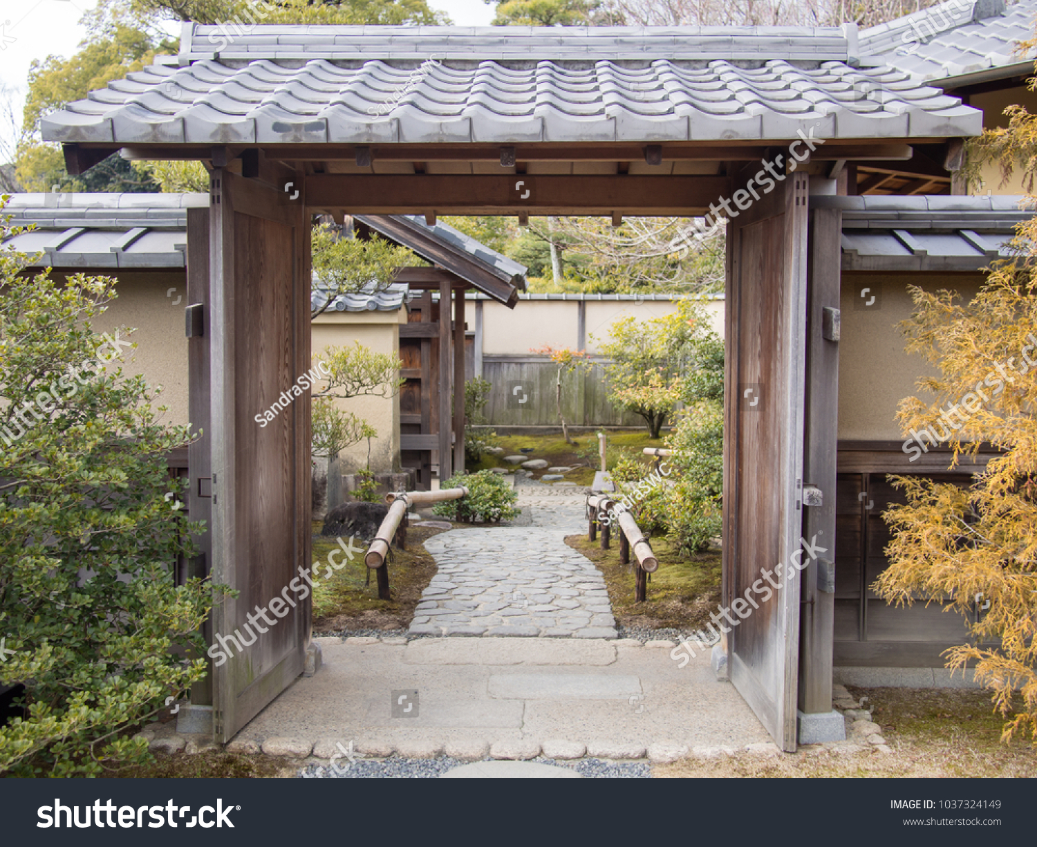 Ohara Japan February 9 2018 Doorway Stock Photo Edit Now