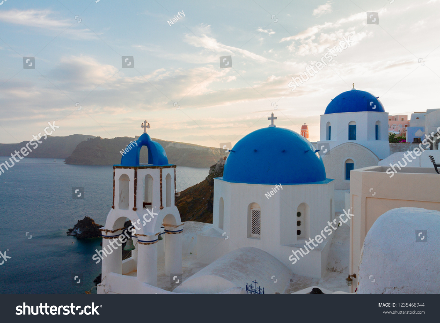 Oia Traditional Greek Village Stock Photo (Edit Now) 1235468944