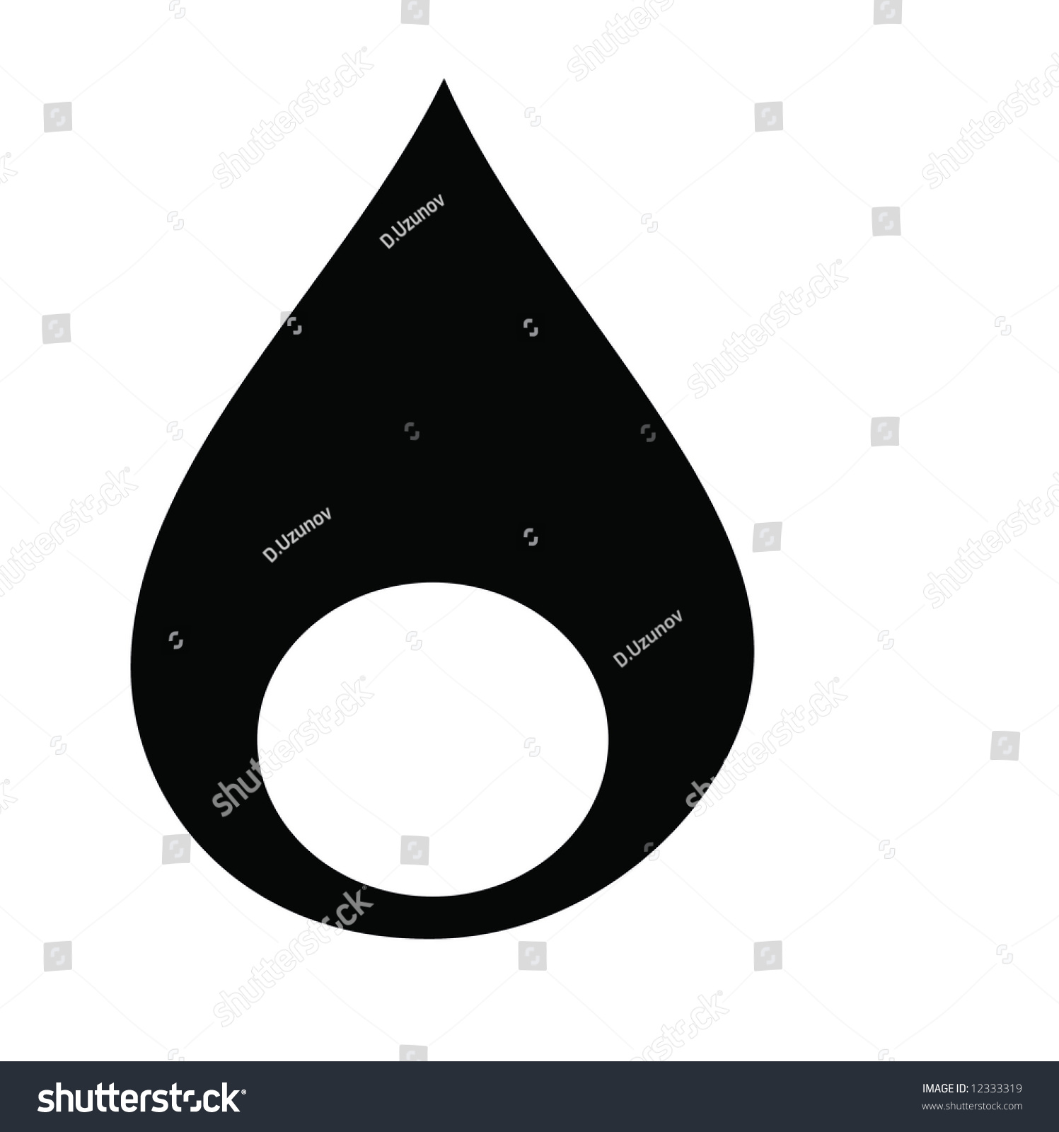 Oil Drop Stock Photo 12333319 : Shutterstock