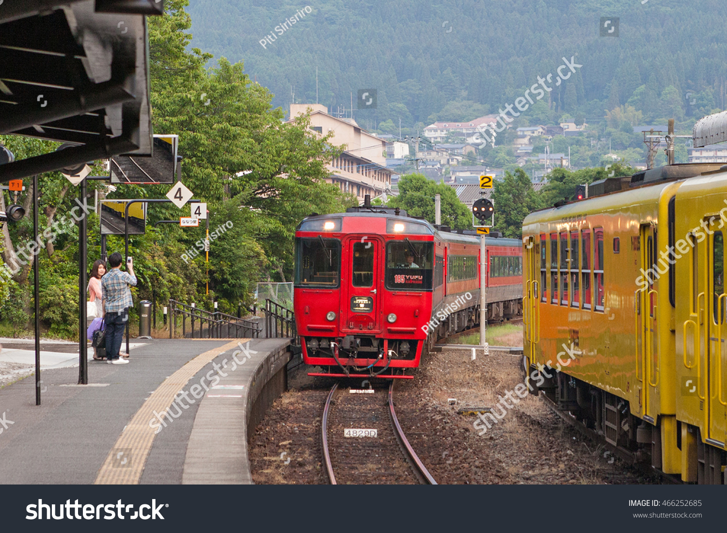 Oitajapan May 2914 Limited Express Train Transportation Stock Image