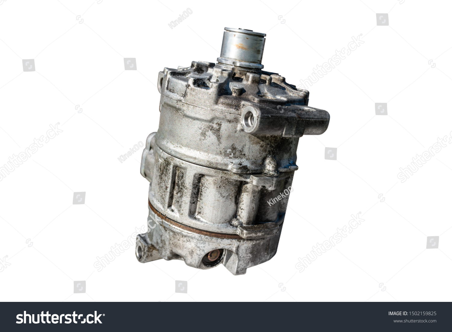 Old Air Conditioning Compressor Used Car Stock Photo 1502159825