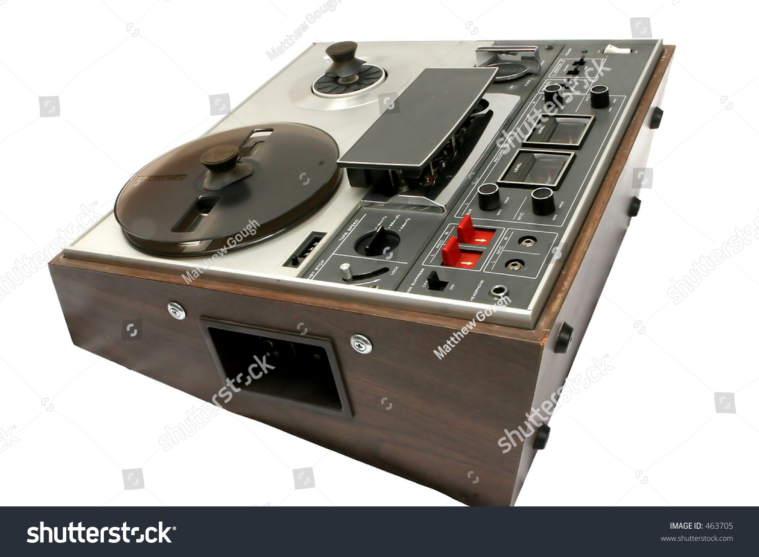 Old Analog Reel Reel Tape Machine Stock Photo 463705 - Shutterstock