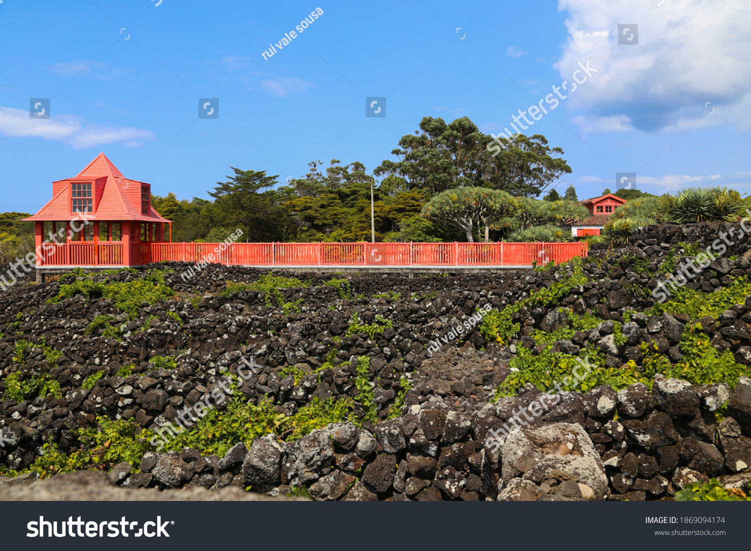  Tawny Brown Classic  Template Design Featuring Old Architecture Otside the Pico