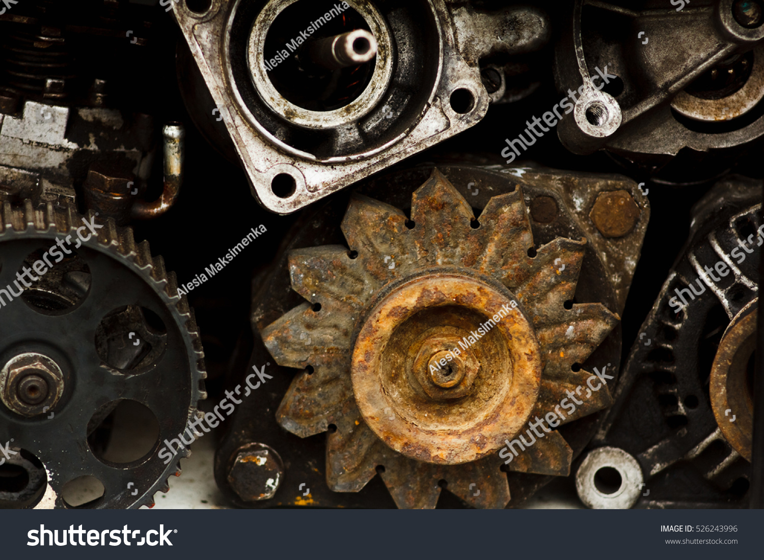 Old Auto Parts Stock Photo 526243996 - Shutterstock