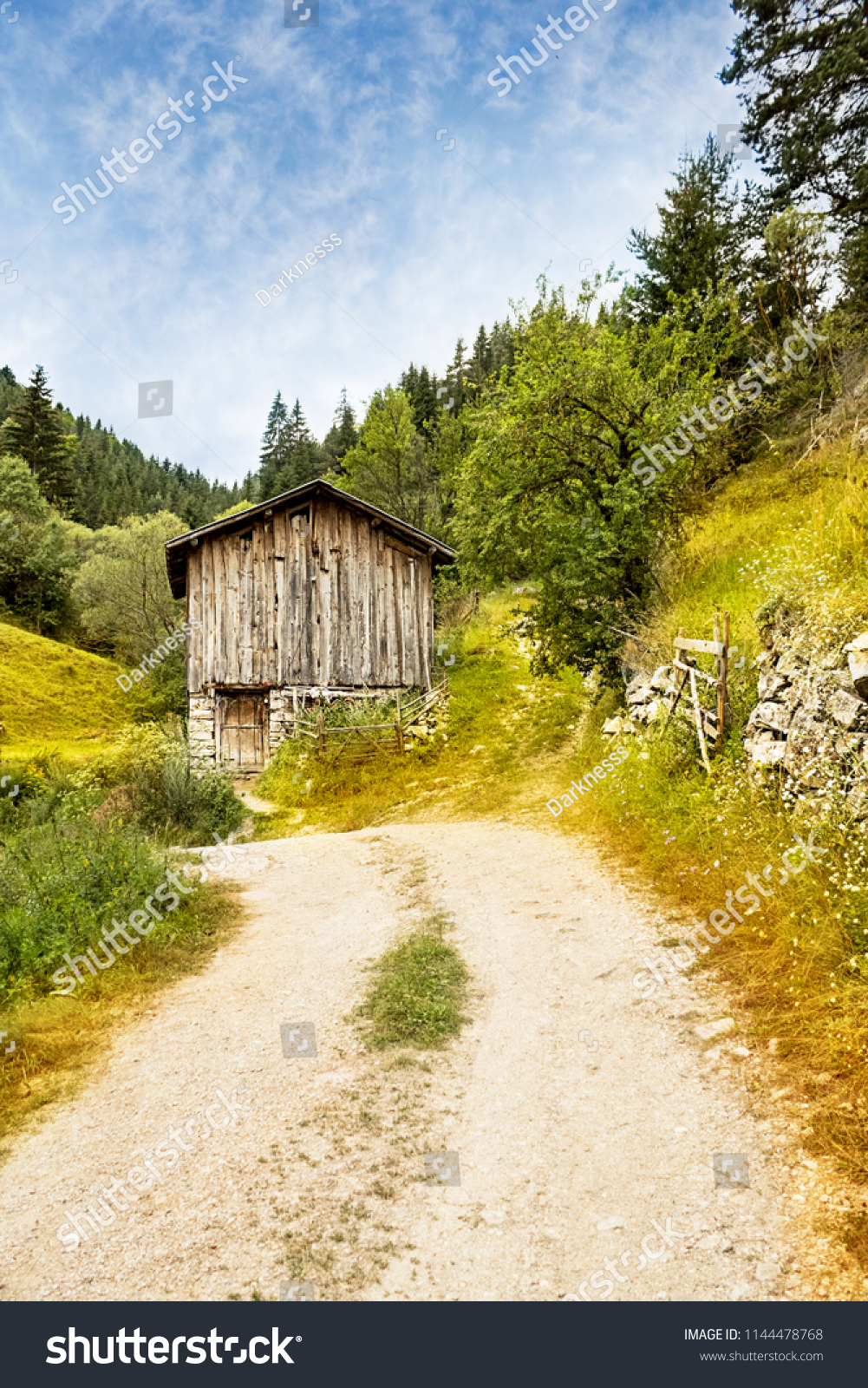 Old Barn Woods Rhodope Rodopi Mountains Stock Photo Edit Now