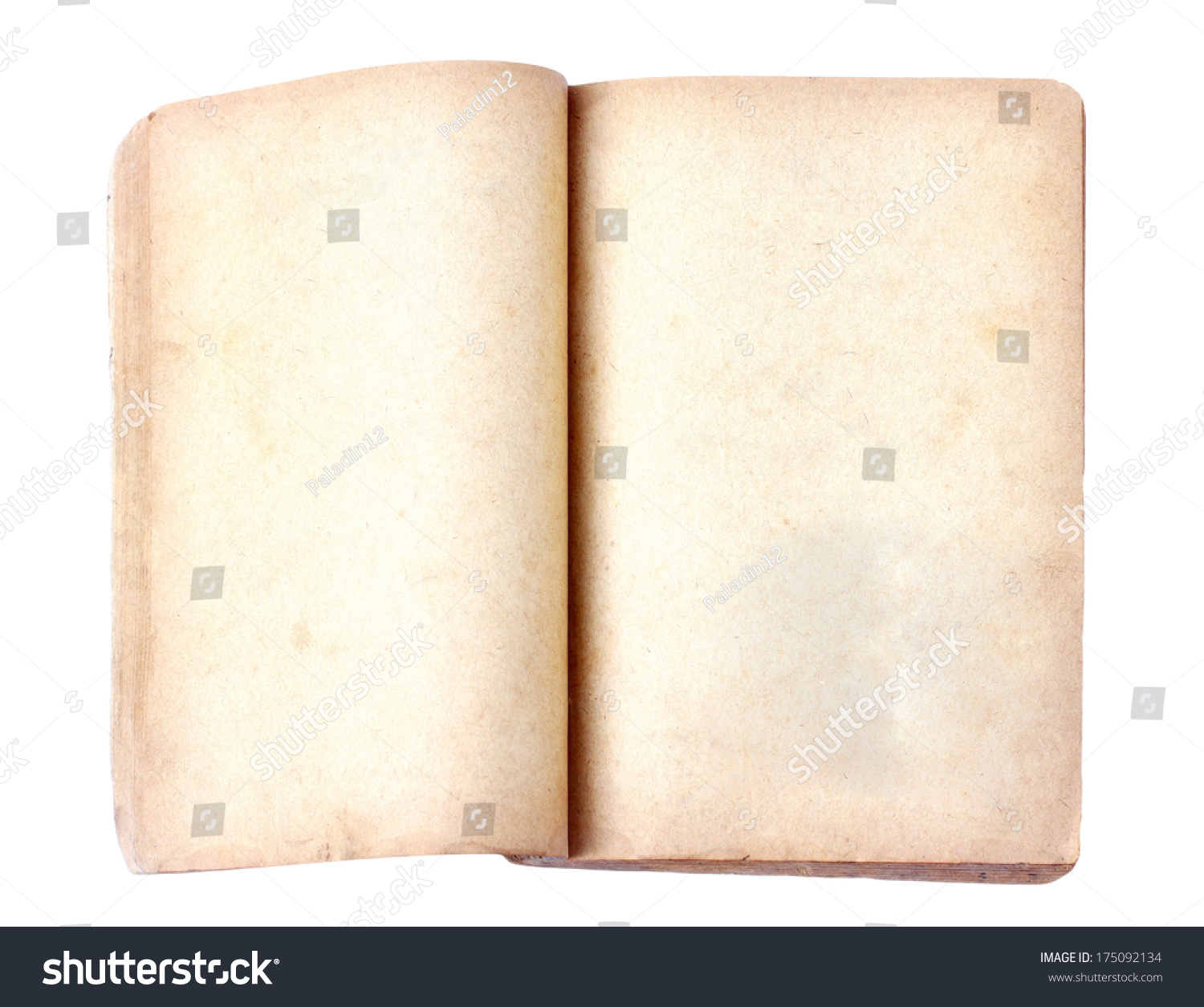 Old Book Paper Texture Stock Photo (edit Now) 175092134