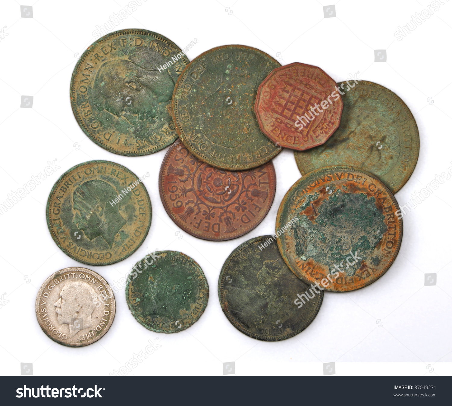 Old British Coins Isolated On White Stock Photo (Edit Now) 87049271 Old British Coins Isolated On White Stock Photo (Edit Now) 87049271