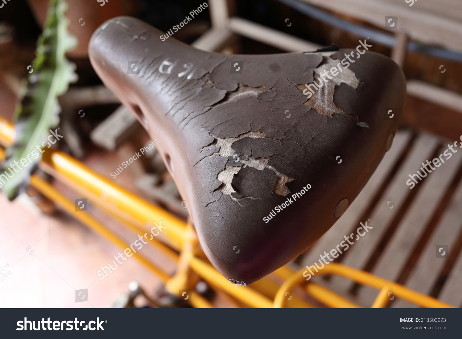 old bike seat