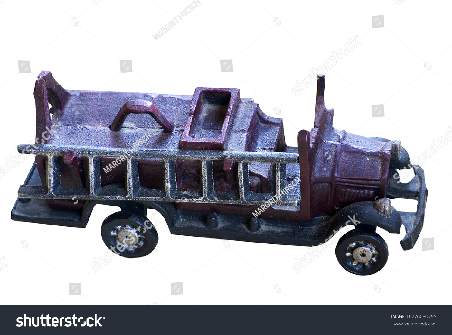 vintage cast iron truck