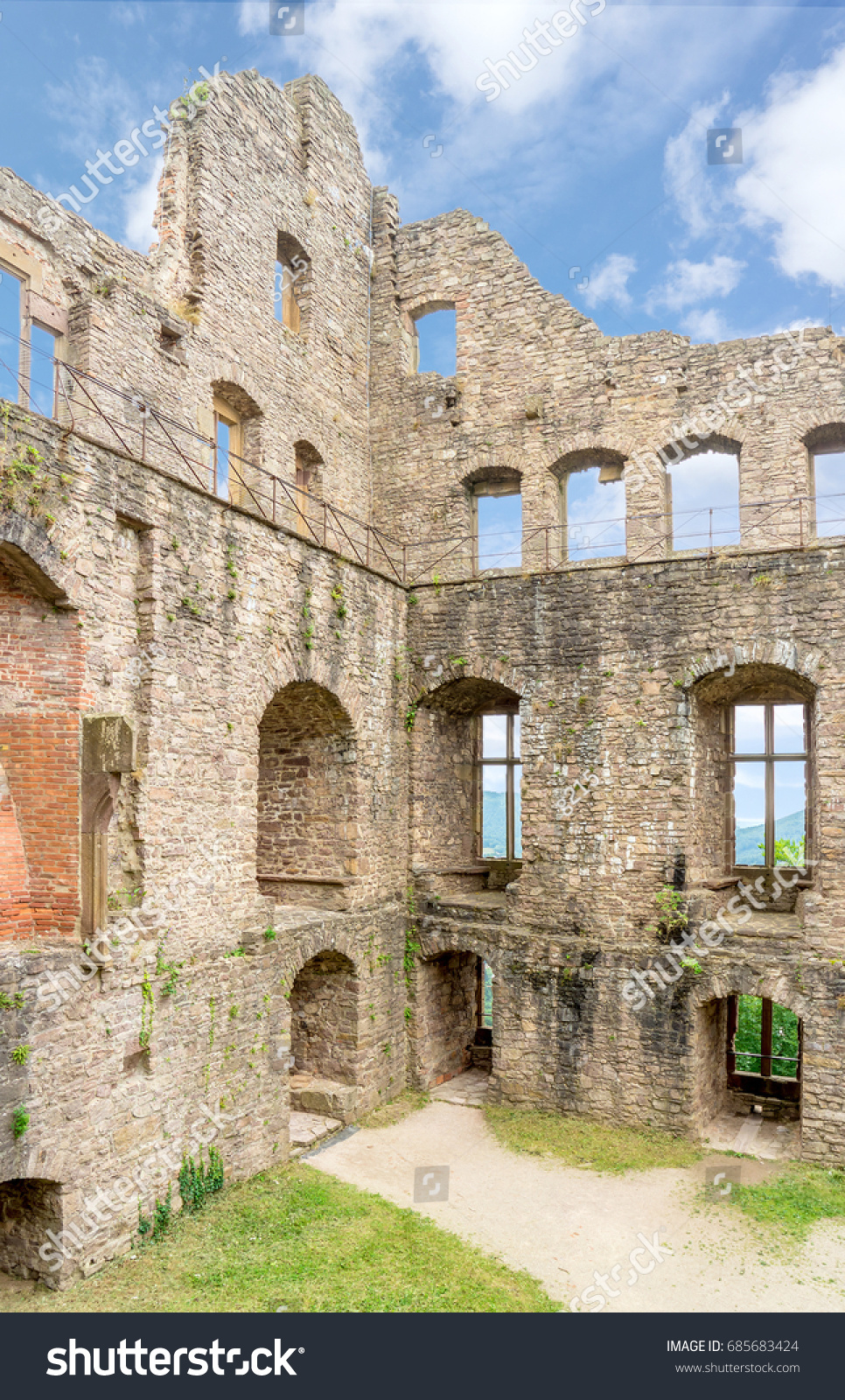 Old Castle Ruins Badenbaden Germany Stock Photo Edit Now