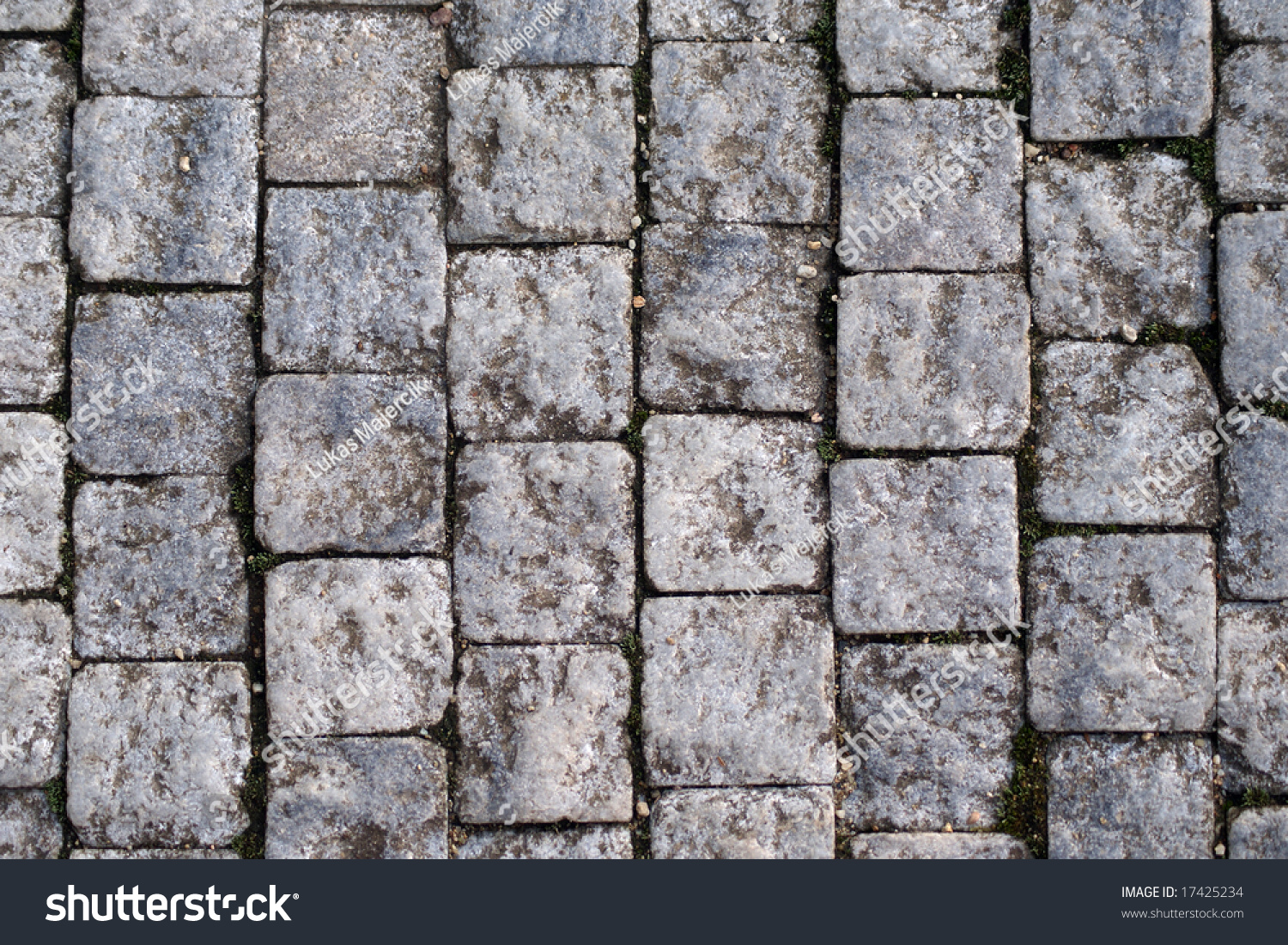 Old Cobblestone Road Texture Pattern Background Stock Photo 17425234 ...