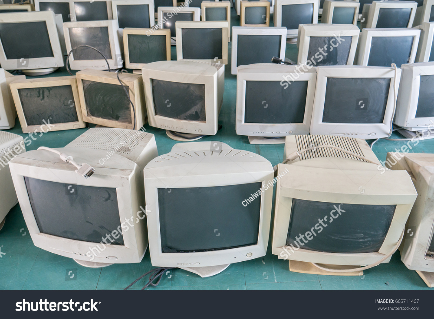 Old Crt Monitor Stock Photo Shutterstock