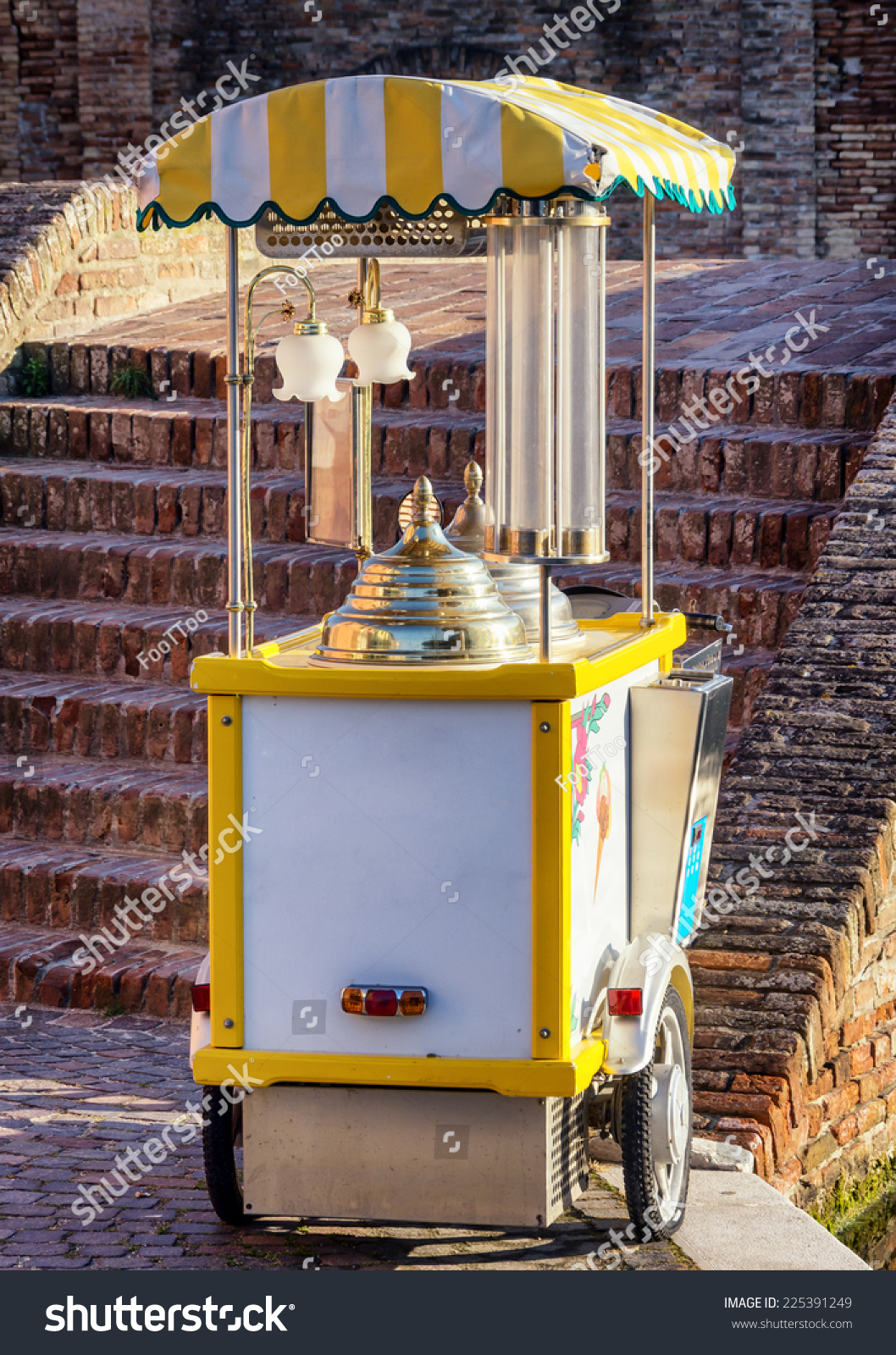 Oldfashioned Ice Cream Stand Park Stock Photo 225391249 Shutterstock