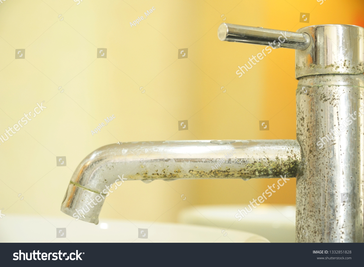 Old Faucet Water Tap Over Sink Stock Photo Edit Now 1332851828