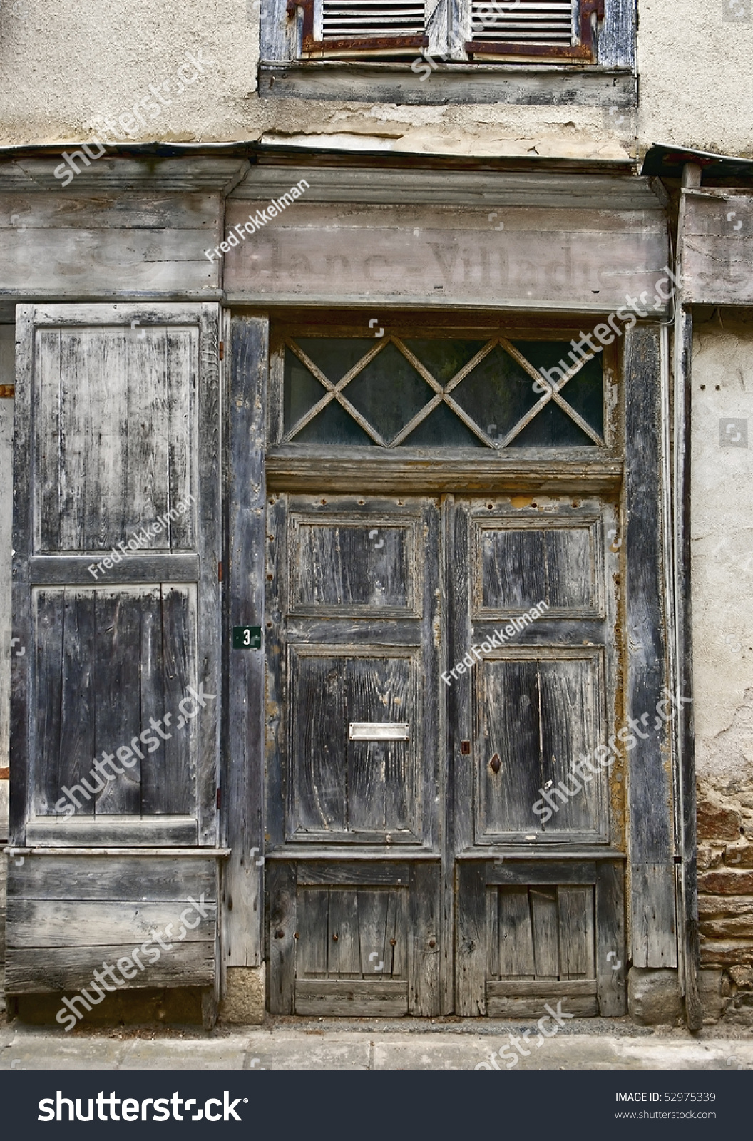 Old French Door Stock Photo Edit Now 52975339