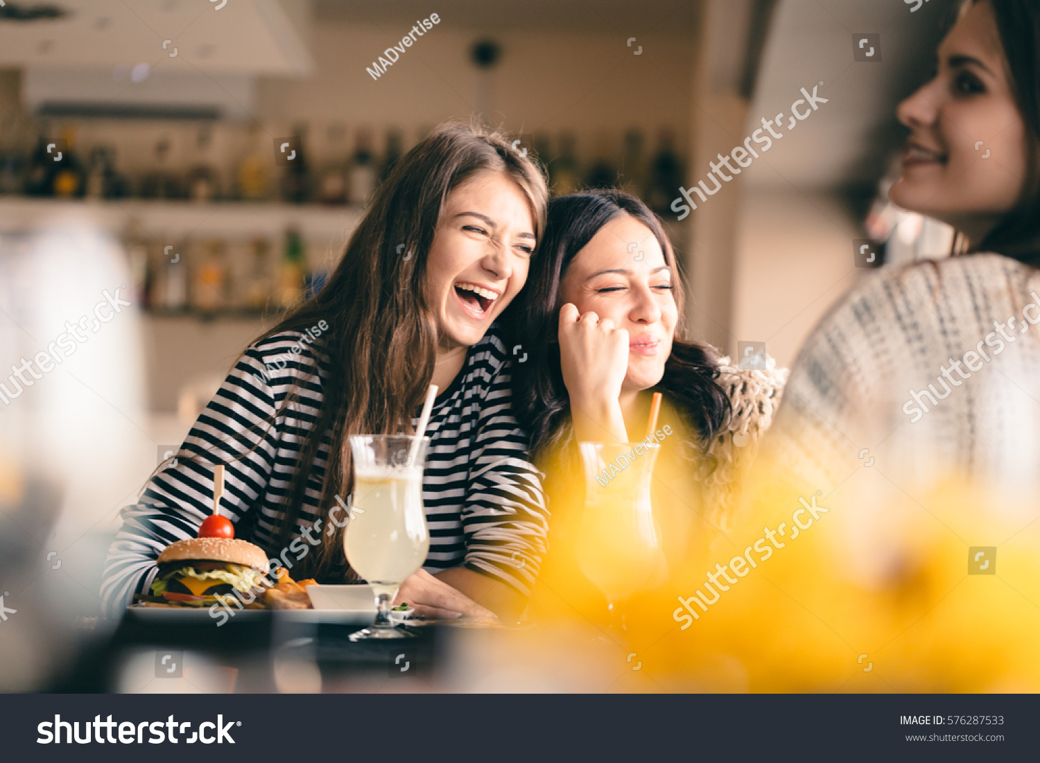 Old Friends Meeting After Long Time Stock Photo 576287533 ...