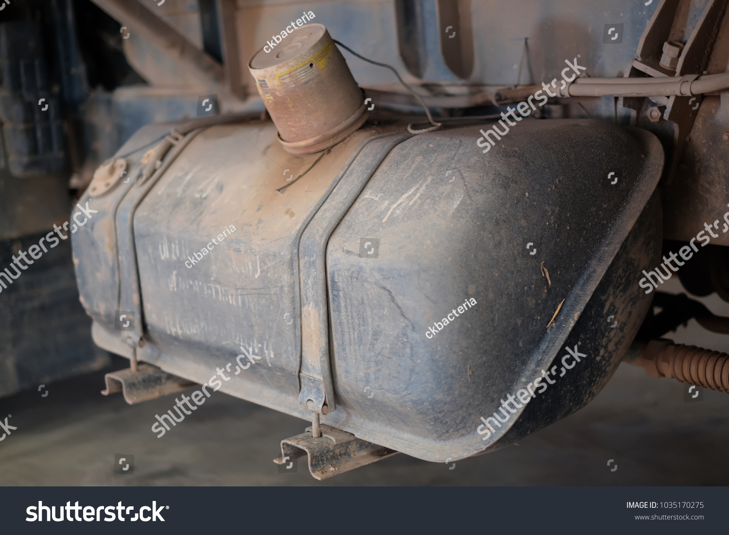 Old Fuel Tank Truck Stock Photo (Edit Now) 1035170275