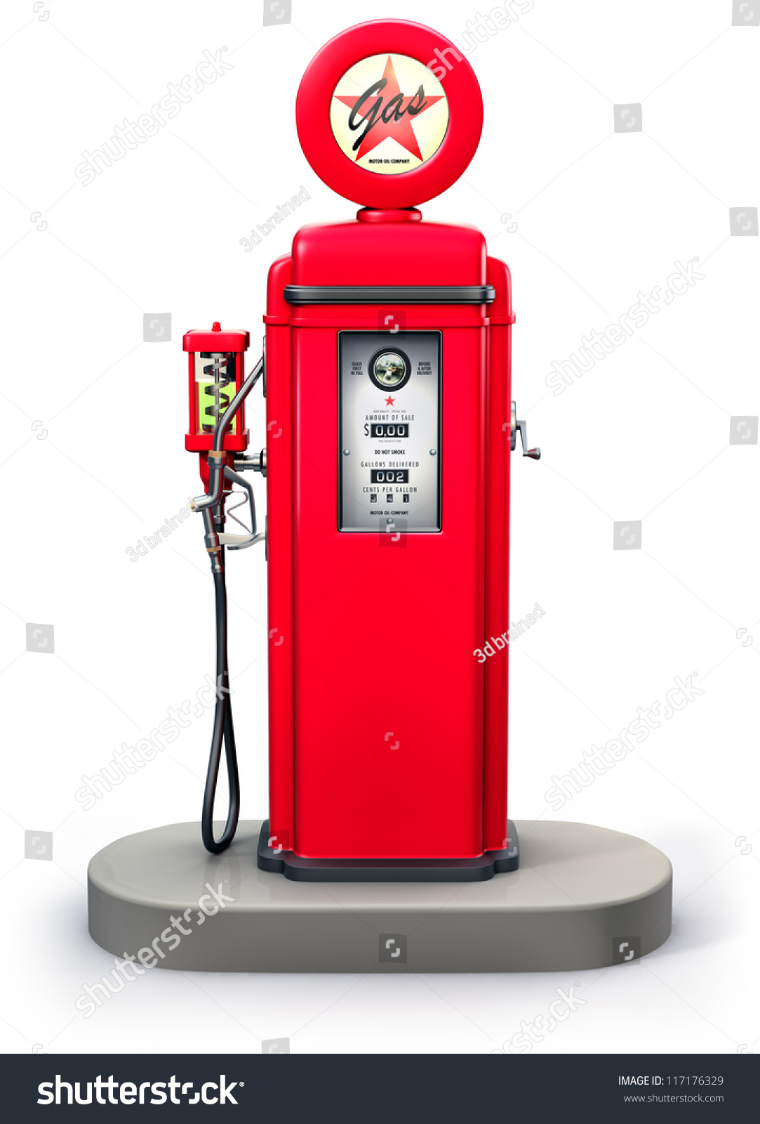 Old Gas Pump Stock Photo 117176329 : Shutterstock