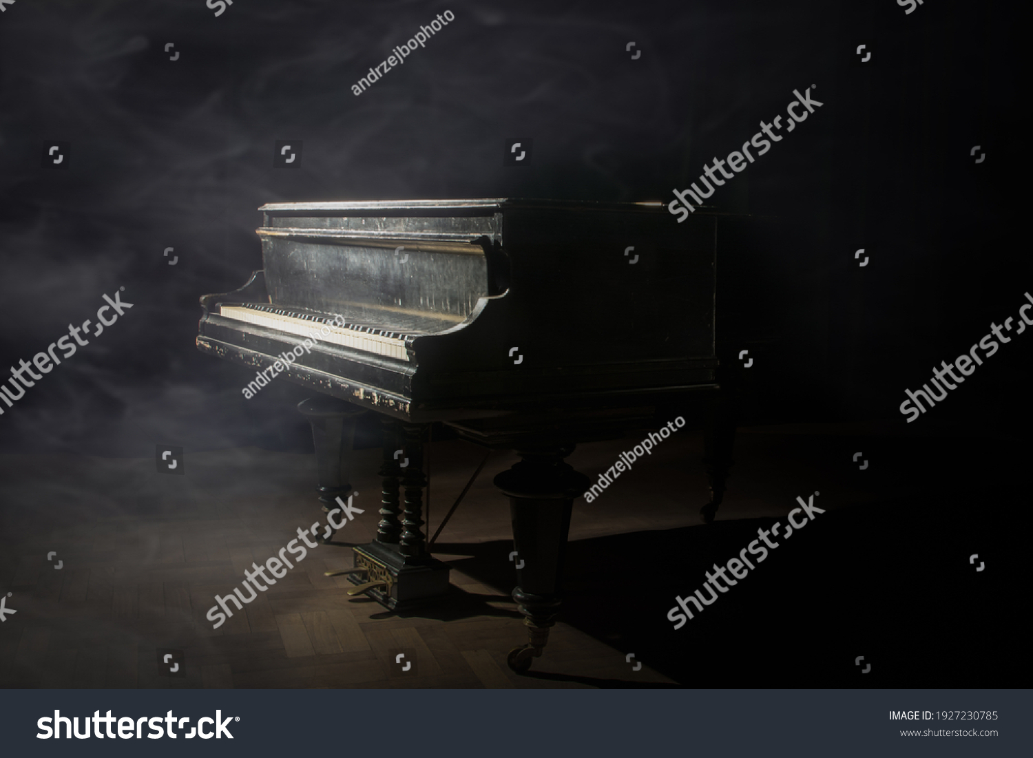 Old Grand Piano On Stage Stock Photo 1927230785 | Shutterstock