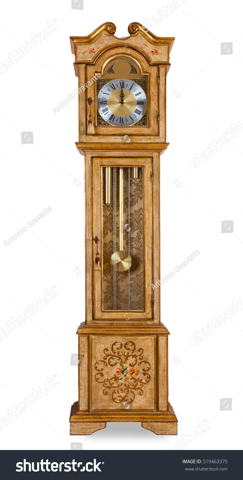 195 Golden grandfather clock Images, Stock Photos & Vectors | Shutterstock