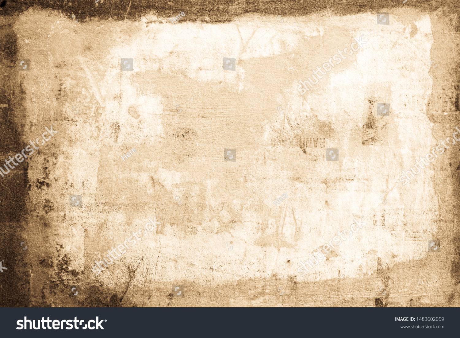 Old Grungy Paper Texture Blank Newspaper Stock Photo Edit Now